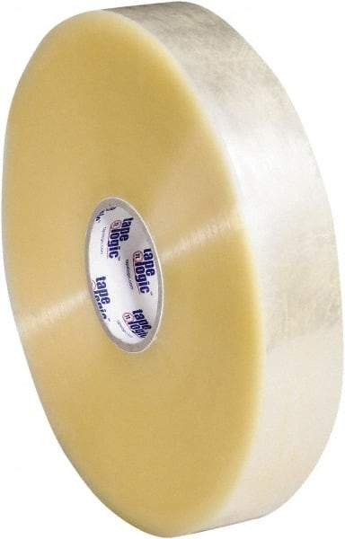 Tape Logic - 2" x 1,000 Yd Clear Hot Melt Adhesive Packaging Tape - Polypropylene Film Backing, 2.5 mil Thick, 36 Lb Tensile Strength - Industrial Tool & Supply