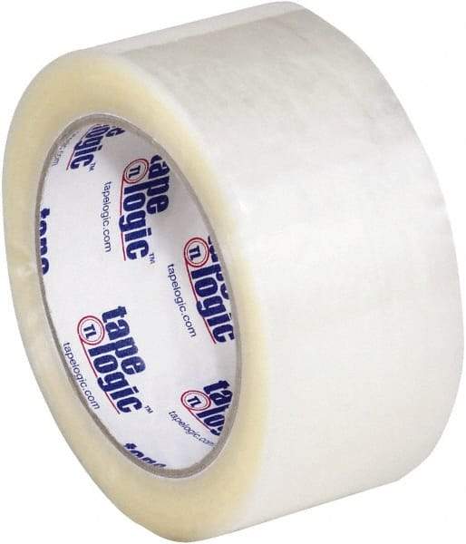 Tape Logic - 2" x 110 Yd Clear Hot Melt Adhesive Packaging Tape - Polypropylene Film Backing, 1.6 mil Thick, 26 Lb Tensile Strength - Industrial Tool & Supply