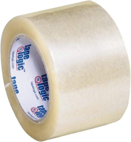 Tape Logic - 3" x 110 Yd Clear Acrylic Adhesive Packaging Tape - Polypropylene Film Backing, 2 mil Thick, 20 Lb Tensile Strength - Industrial Tool & Supply