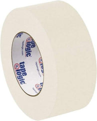Tape Logic - 2" x 60 Yd Natural White Rubber Adhesive Packaging Tape - Paper Backing, 8 mil Thick - Industrial Tool & Supply