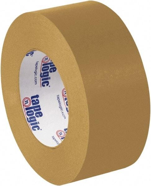 Tape Logic - 2" x 60 Yd Brown Rubber Adhesive Packaging Tape - Paper Backing, 7 mil Thick - Industrial Tool & Supply