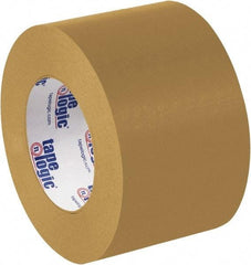 Tape Logic - 3" x 60 Yd Brown Rubber Adhesive Packaging Tape - Paper Backing, 7 mil Thick - Industrial Tool & Supply