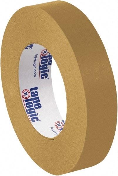 Tape Logic - 1" x 60 Yd Brown Rubber Adhesive Packaging Tape - Paper Backing, 7 mil Thick - Industrial Tool & Supply