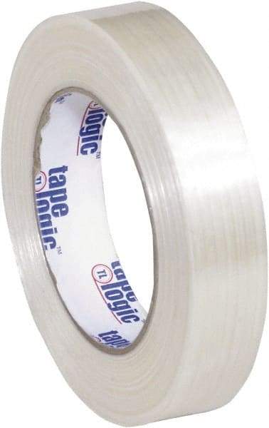 Tape Logic - 1" x 60 Yd Clear Hot Melt Adhesive Strapping Tape - Polypropylene Film Backing, 5.1 mil Thick, 275 Lb Tensile Strength - Industrial Tool & Supply