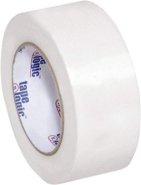 Tape Logic - 2" x 60 Yd Clear Hot Melt Adhesive Strapping Tape - Polypropylene Film Backing, 4.3 mil Thick, 156 Lb Tensile Strength - Industrial Tool & Supply