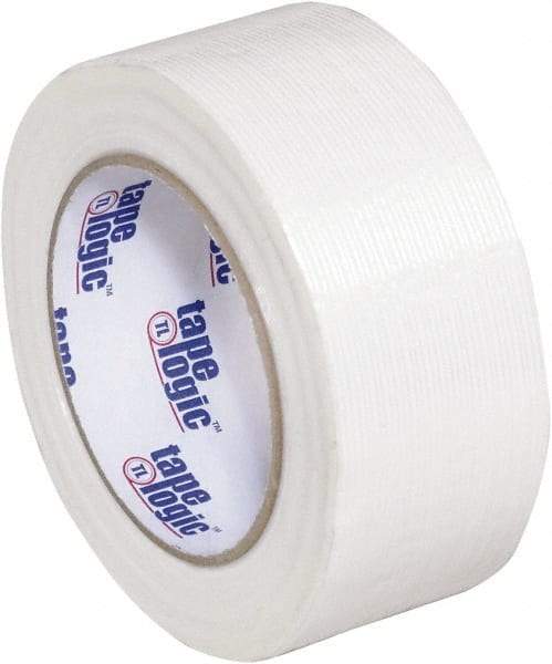 Tape Logic - 2" x 60 Yd Clear Hot Melt Adhesive Strapping Tape - Polypropylene Film Backing, 3.9 mil Thick, 100 Lb Tensile Strength - Industrial Tool & Supply