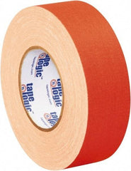 Tape Logic - 2" x 50 Yds Fluorescent Orange Gaffers Tape - 11 mil, Rubber Adhesive - Industrial Tool & Supply