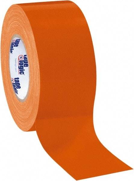 Tape Logic - 3" x 60 Yds Orange Duct Tape - 10 mil, Rubber Adhesive - Industrial Tool & Supply