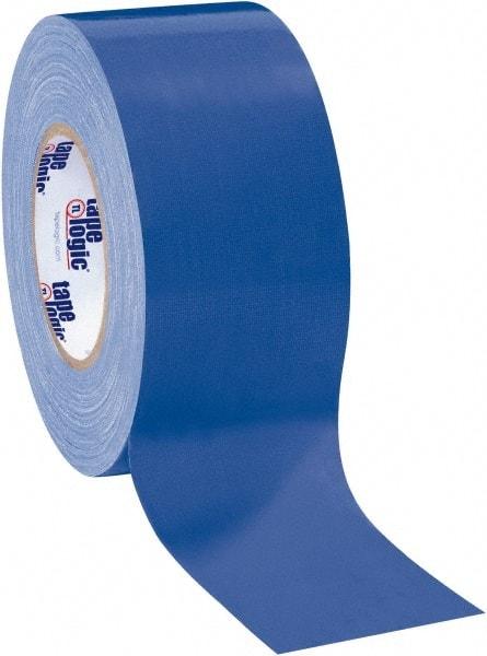 Tape Logic - 3" x 60 Yds Blue Duct Tape - 10 mil, Rubber Adhesive - Industrial Tool & Supply