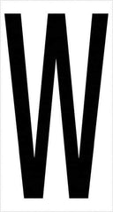 Tape Logic - 3-1/2" Long, Black/White Vinyl Letters - For Multi-Use - Industrial Tool & Supply