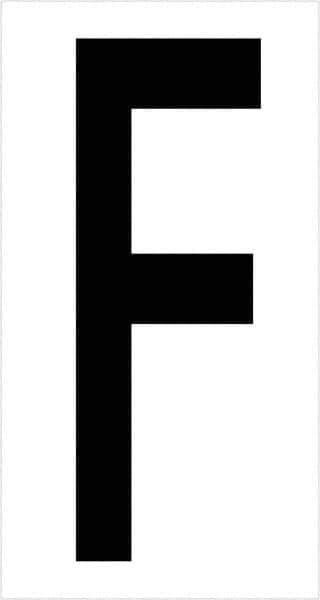 Tape Logic - 3-1/2" Long, Black/White Vinyl Letters - For Multi-Use - Industrial Tool & Supply