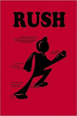 Tape Logic - 3" Long, Fluorescent Red Paper Shipping Label - For Multi-Use - Industrial Tool & Supply