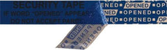 Tape Logic - 2,160" Long, Blue Security Tape - For Multi-Use - Industrial Tool & Supply