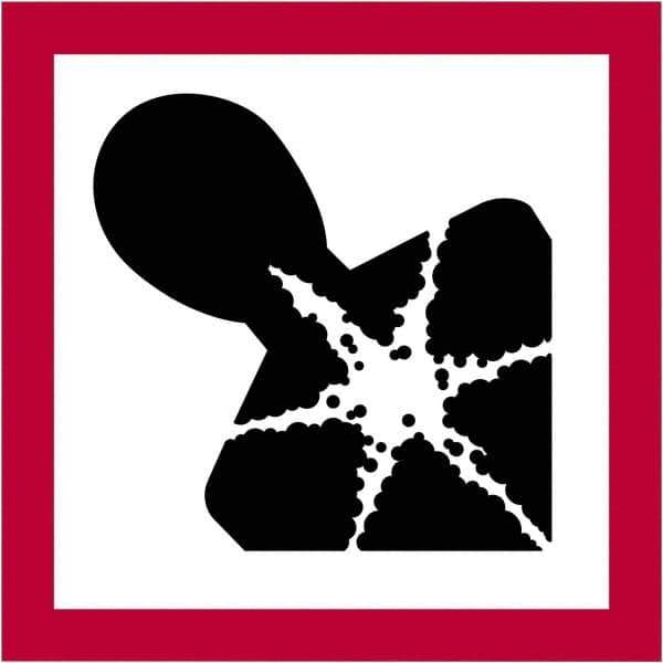 Tape Logic - 2" Long, Red, Black on White Paper D.O.T. Labels - For Multi-Use - Industrial Tool & Supply