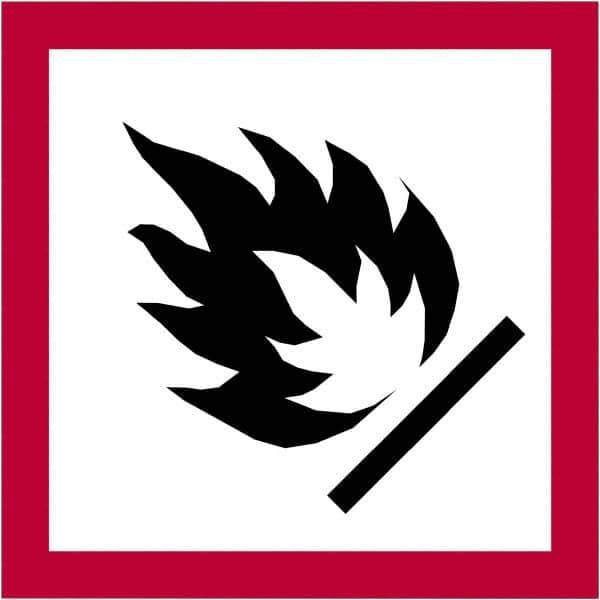 Tape Logic - 2" Long, Red, Black on White Paper D.O.T. Labels - For Multi-Use - Industrial Tool & Supply