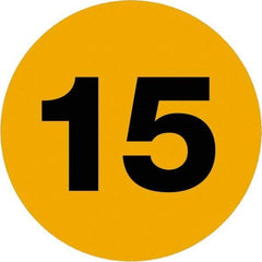 Tape Logic - 1" Long, Fluorescent Orange Paper Inventory Labels - For Multi-Use - Industrial Tool & Supply