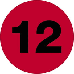 Tape Logic - 2" Long, Fluorescent Red Paper Inventory Labels - For Multi-Use - Industrial Tool & Supply