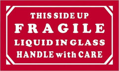 Tape Logic - 5" Long, Red/White Paper Shipping Label - For Multi-Use - Industrial Tool & Supply