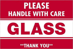 Tape Logic - 3" Long, Red/White Paper Shipping Label - For Multi-Use - Industrial Tool & Supply