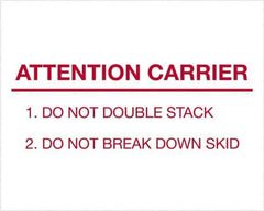 Tape Logic - 10" Long, Red/White Paper Shipping Label - For Multi-Use - Industrial Tool & Supply