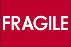 Tape Logic - 3" Long, Red/White Paper Shipping Label - For Multi-Use - Industrial Tool & Supply