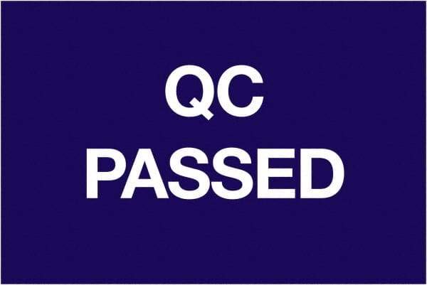 Tape Logic - 3" Long, Blue/White Paper Inventory Labels - For Multi-Use - Industrial Tool & Supply