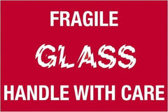 Tape Logic - 3" Long, Red/White Paper Shipping Label - For Multi-Use - Industrial Tool & Supply