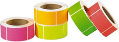Tape Logic - 2" Long, Assorted Paper Inventory Labels - For Multi-Use - Industrial Tool & Supply
