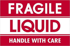 Tape Logic - 3" Long, Red/White Paper Shipping Label - For Multi-Use - Industrial Tool & Supply