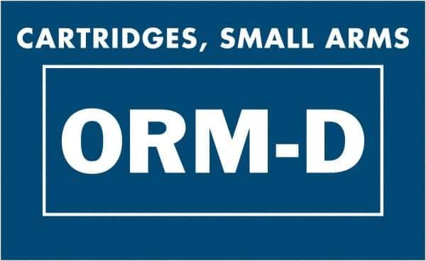 Tape Logic - 2-1/4" Long, Blue/White Paper D.O.T. Labels - For Multi-Use - Industrial Tool & Supply