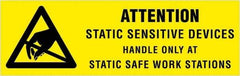 Tape Logic - 2" Long, Black & Yellow Paper Shipping Label - For Multi-Use - Industrial Tool & Supply