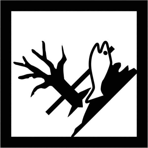 Tape Logic - 10-3/4" Long, Black/White Vinyl D.O.T. Labels - For Multi-Use - Industrial Tool & Supply