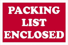 Tape Logic - 3" Long, Red/White Paper Shipping Label - For Multi-Use - Industrial Tool & Supply