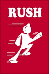 Tape Logic - 2" Long, Red/White Paper Shipping Label - For Multi-Use - Industrial Tool & Supply