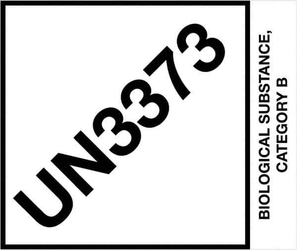 Tape Logic - 4-3/4" Long, Black/White Paper D.O.T. Labels - For Multi-Use - Industrial Tool & Supply