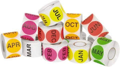 Tape Logic - 2" Long, Assorted Paper Inventory Labels - For Multi-Use - Industrial Tool & Supply