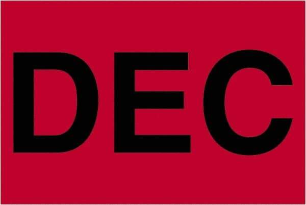 Tape Logic - 3" Long, Fluorescent Red Paper Inventory Labels - For Multi-Use - Industrial Tool & Supply