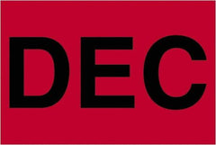 Tape Logic - 3" Long, Fluorescent Red Paper Inventory Labels - For Multi-Use - Industrial Tool & Supply