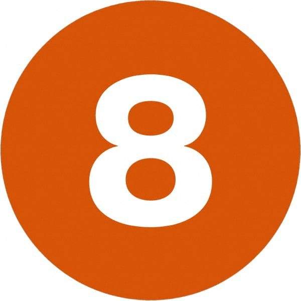 Tape Logic - 3" Long, Orange Paper Inventory Labels - For Multi-Use - Industrial Tool & Supply