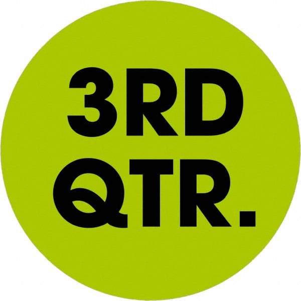 Tape Logic - 2" Long, Fluorescent Green Paper Inventory Labels - For Multi-Use - Industrial Tool & Supply