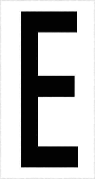 Tape Logic - 3-1/2" Long, Black/White Vinyl Letters - For Multi-Use - Industrial Tool & Supply