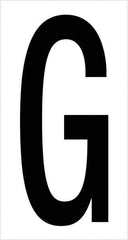 Tape Logic - 3-1/2" Long, Black/White Vinyl Letters - For Multi-Use - Industrial Tool & Supply