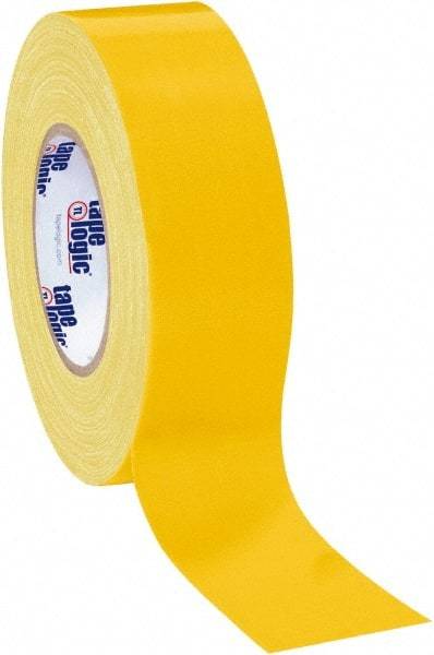 Tape Logic - 2" x 60 Yds Yellow Duct Tape - 10 mil, Rubber Adhesive - Industrial Tool & Supply