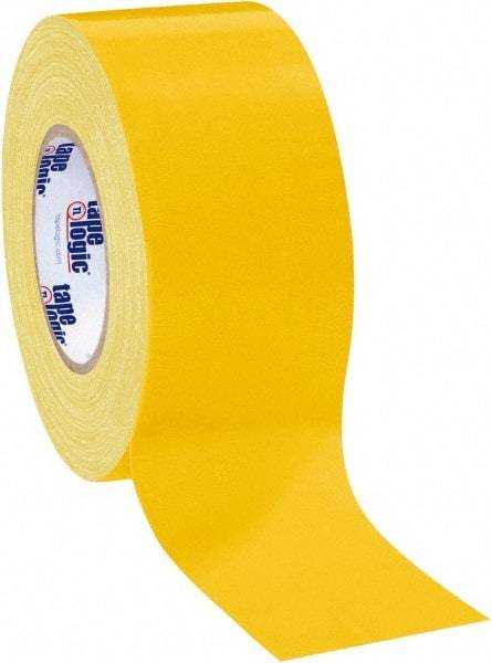 Tape Logic - 3" x 60 Yds Yellow Duct Tape - 11 mil, Rubber Adhesive - Industrial Tool & Supply