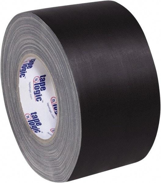 Tape Logic - 4" x 60 Yds Black Gaffers Tape - 11 mil, Rubber Adhesive - Industrial Tool & Supply