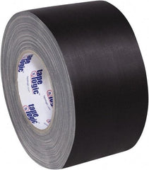 Tape Logic - 4" x 60 Yds Black Gaffers Tape - 11 mil, Rubber Adhesive - Industrial Tool & Supply