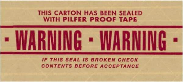 Tape Logic - 3" x 150 Yd Kraft Water Activated Adhesive Packaging Tape - Paper Backing, 5 mil Thick - Industrial Tool & Supply