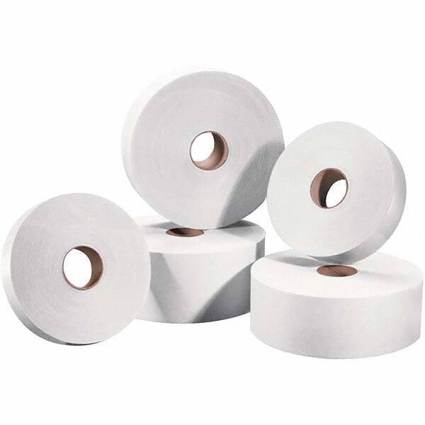 Tape Logic - 2" x 200 Yd White Water Activated Adhesive Packaging Tape - Paper Backing, 5 mil Thick - Industrial Tool & Supply
