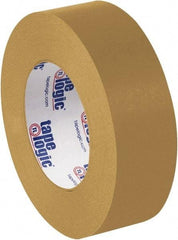 Tape Logic - 1-1/2" x 60 Yd Brown Rubber Adhesive Packaging Tape - Paper Backing, 7 mil Thick - Industrial Tool & Supply