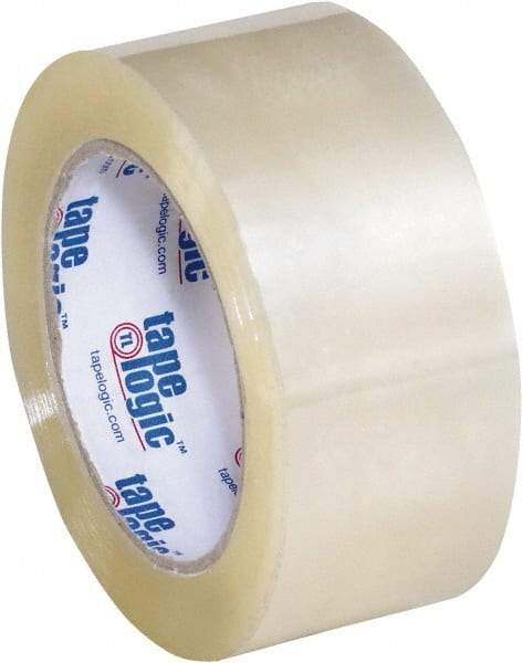 Tape Logic - 2" x 110 Yd Clear Acrylic Adhesive Packaging Tape - Polypropylene Film Backing, 2.2 mil Thick, 21.4 Lb Tensile Strength - Industrial Tool & Supply